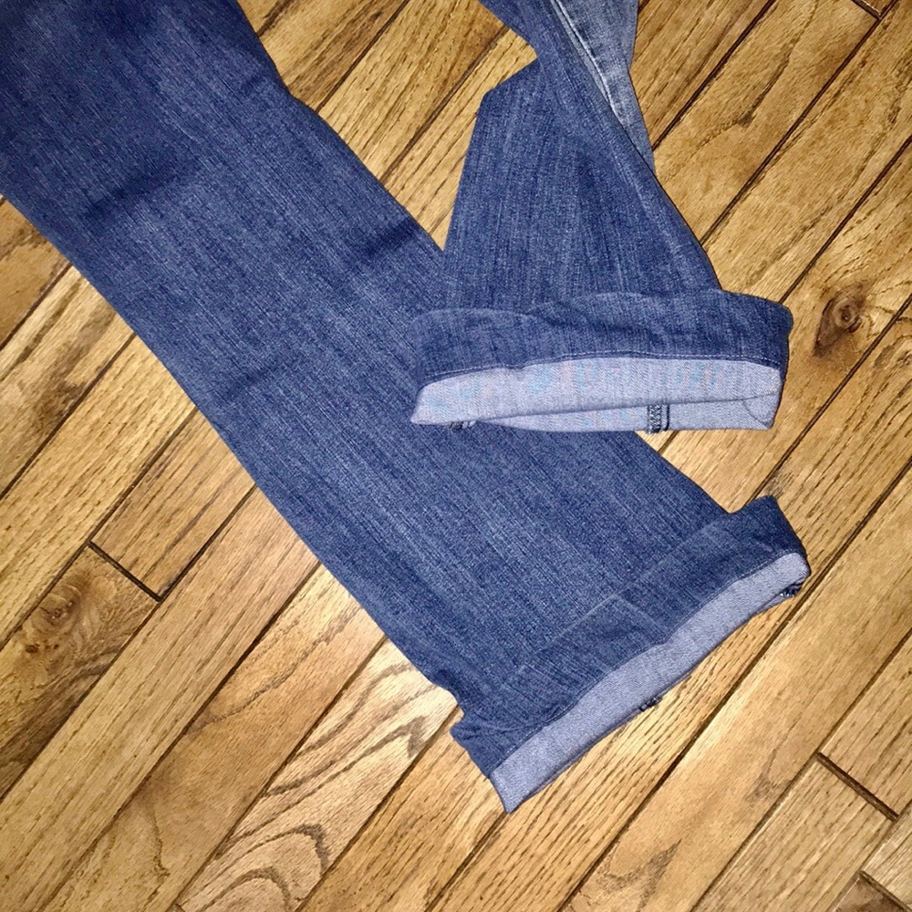 SOLD! Free People Petite High Rise Flare Jeans - Picture 7 of 8